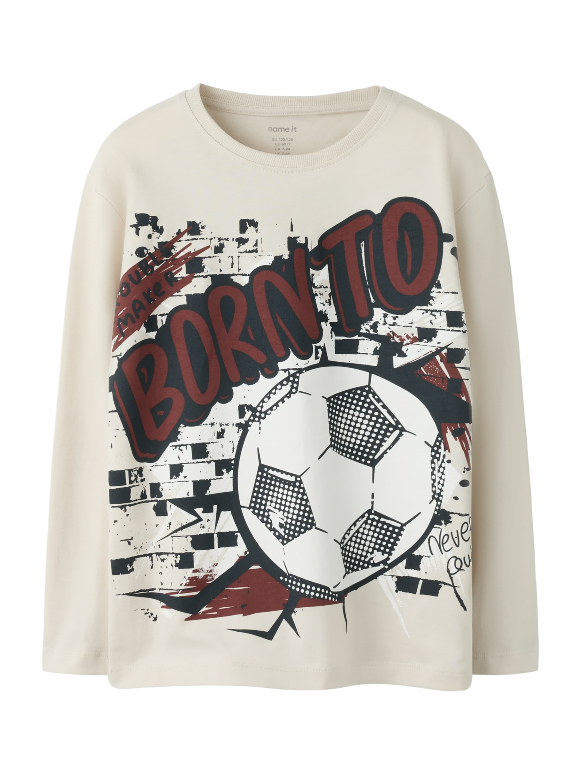 NAME IT Футболка 'NKMVALIANT' в Серый: спереди