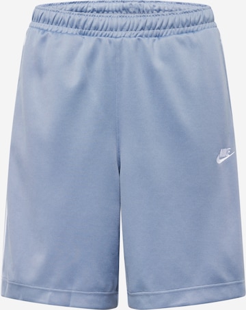 Nike Sportswear Pants in Blue: front