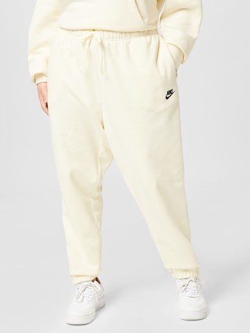 Nike Sportswear Tapered Sportnadrágok - fehér: elől