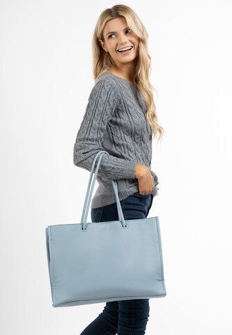 usha BLUE LABEL Shopper táska 'Fenia' - kék: elől