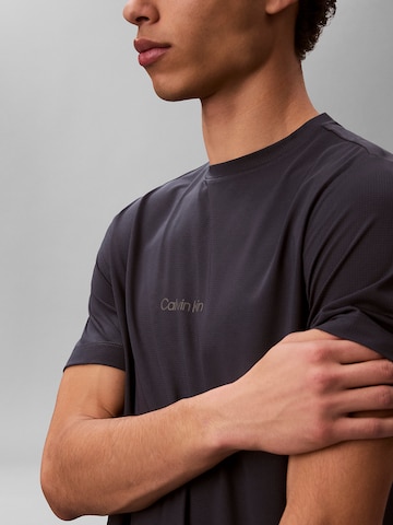 T-Shirt fonctionnel Calvin Klein Sport en bleu