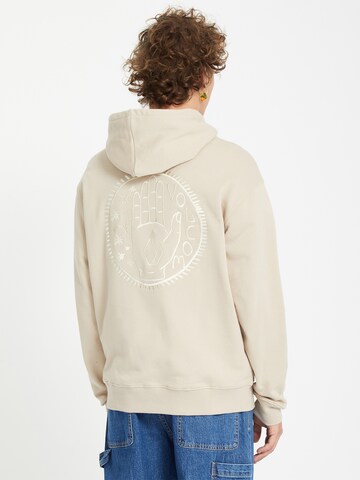Volcom Sweatshirt 'Handerry' in Beige: voorkant