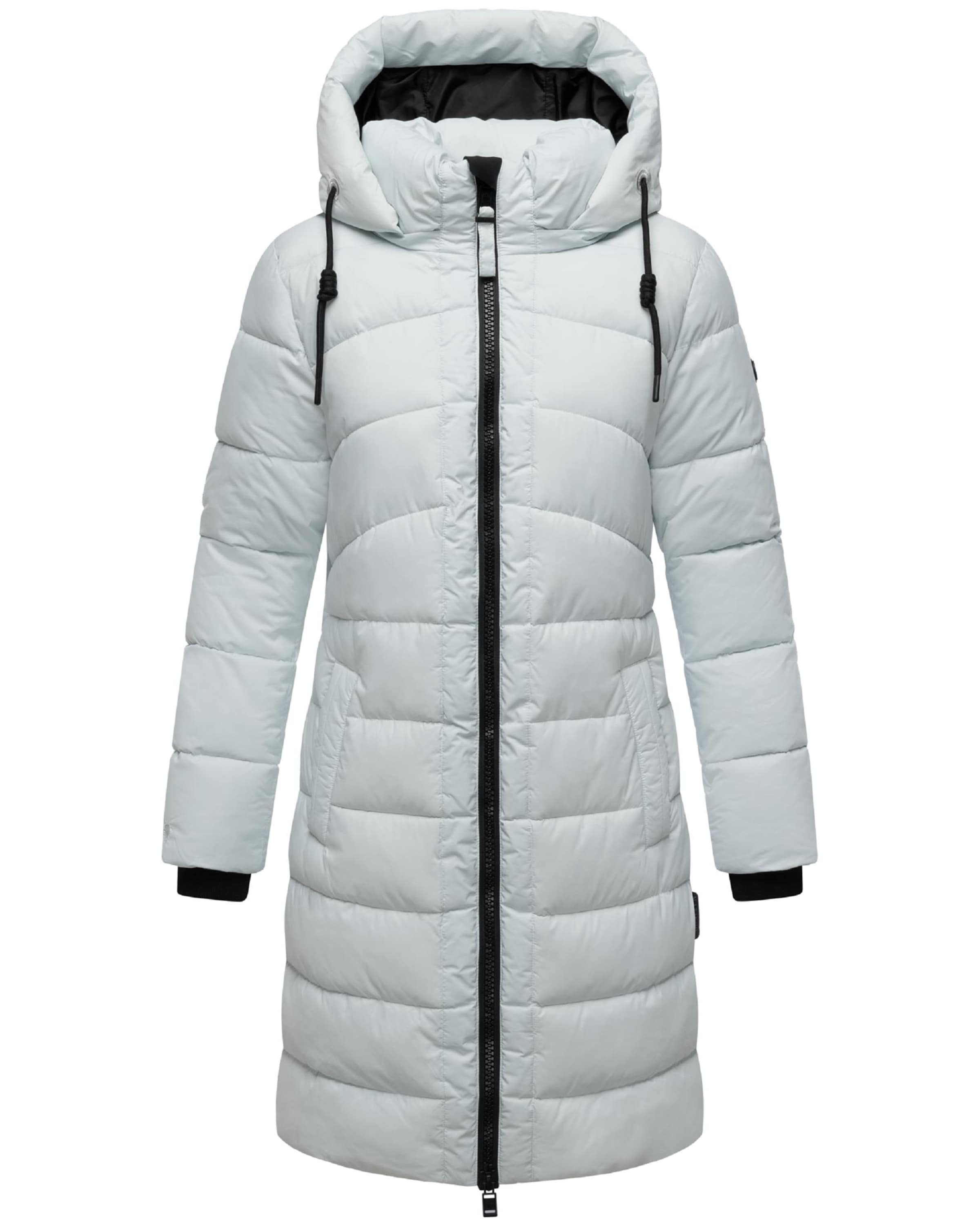 MARIKOO Зимнее пальто 'Kaltnäschen 16' в Белый: спереди