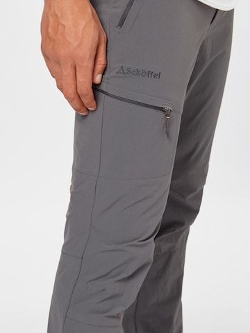 Schöffel Regular Outdoor Pants 'Koper 1' in Grey