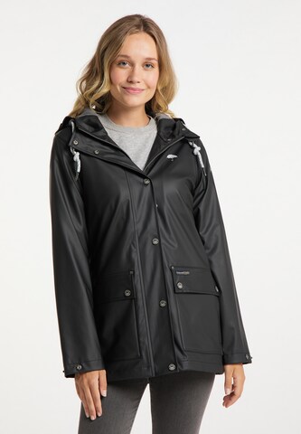 Schmuddelwedda Regenjacke in Schwarz: predná strana