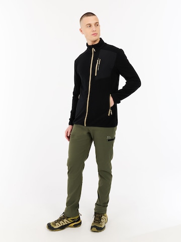 PROTEST Fleecejacke 'PRTPallas' in Schwarz: Vorderseite