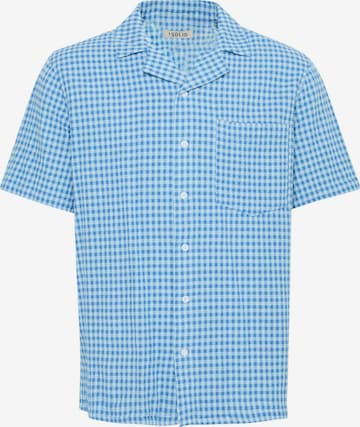 Fit confort Chemise 'Orlando' !Solid en bleu : devant