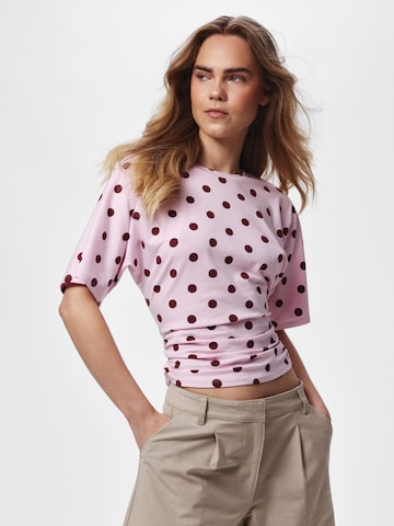 PIECES - Camiseta 'PCAlli' en rosa: frente