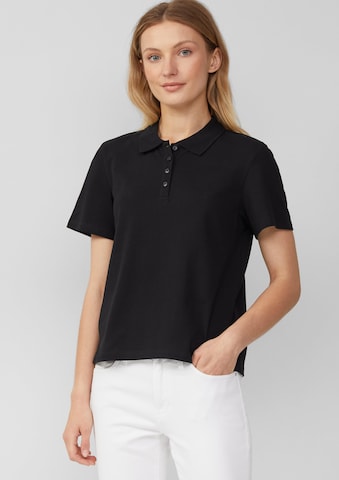 s.Oliver Poloshirt in Schwarz: Vorderseite
