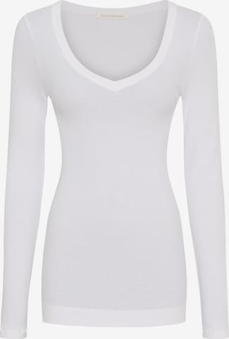Seamless Basic Shirt in Weiß: Vorderseite