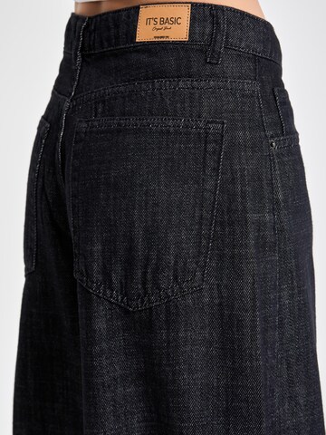 Wide Leg Jean 'Palazzo High Rise Jeans' IT'S BASIC en bleu