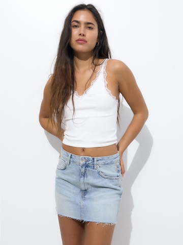 Pull&Bear Rok in Blauw