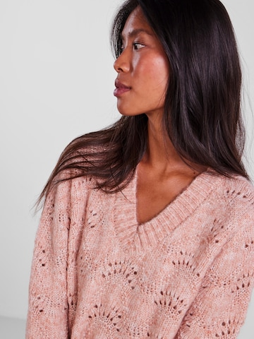 Pull-over 'Bibbi' PIECES en rose