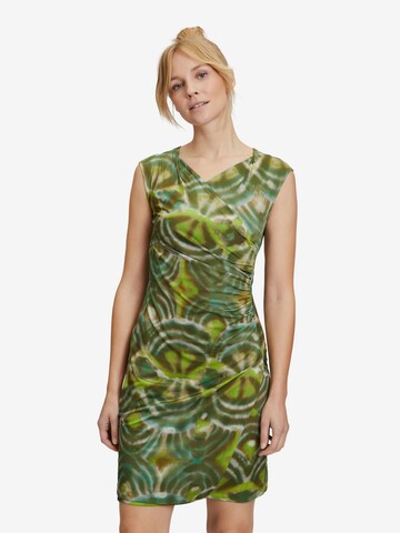 Cartoon Summer Dress in Green: front