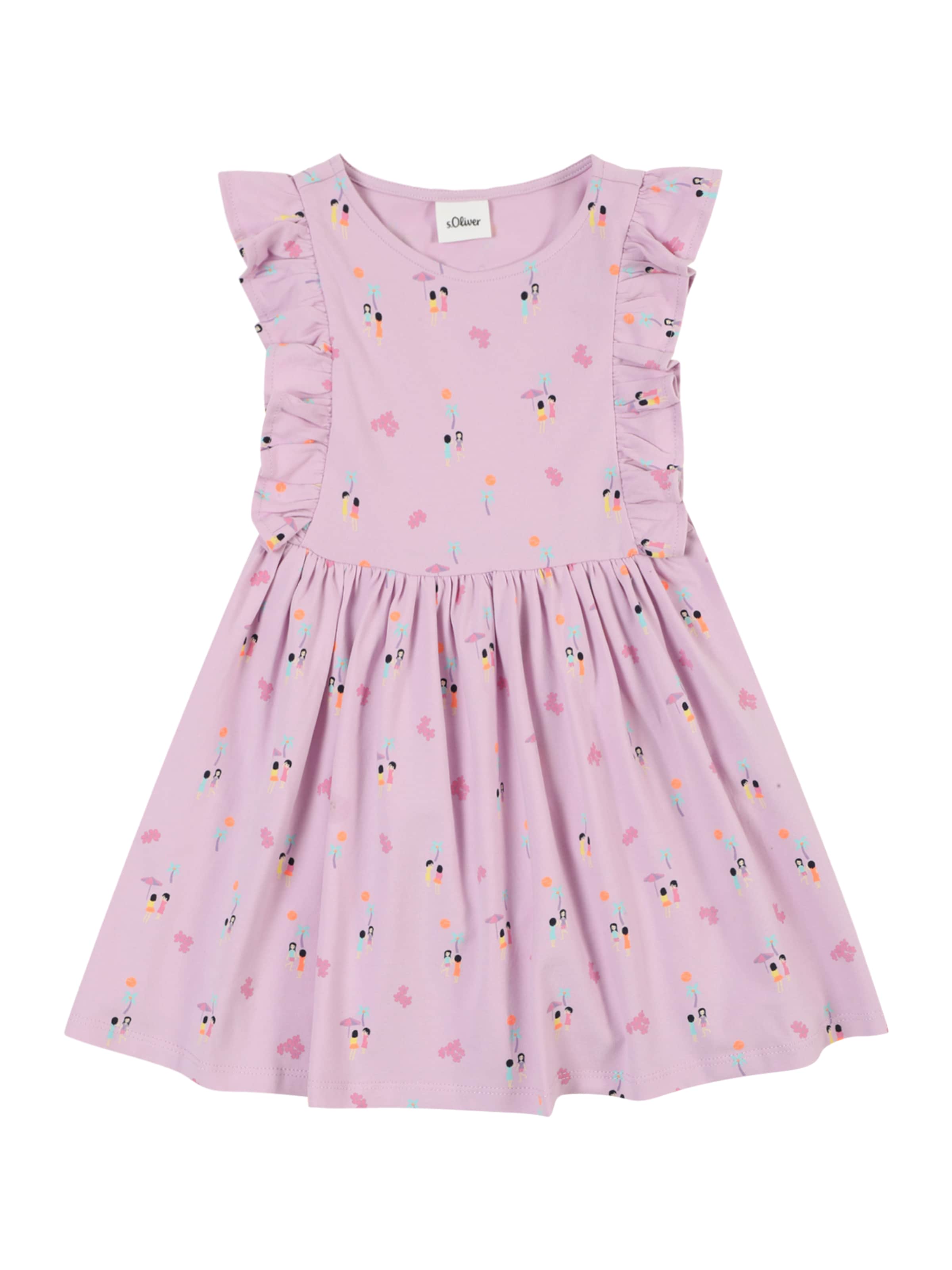s.Oliver Kleid in Lila: Vorderseite