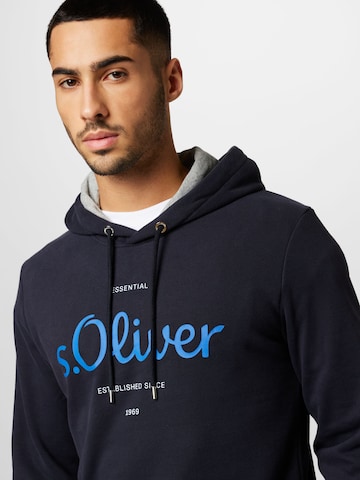 s.Oliver Sweatshirt in Blauw