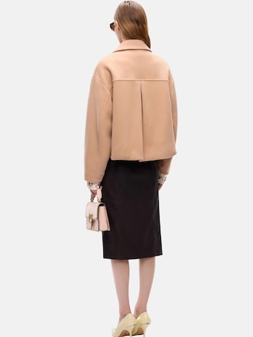 PINKO Winter coat 'PINKO CRASPEDIA CABAN PANNO DOPPIO CAPPOTTO' in Beige