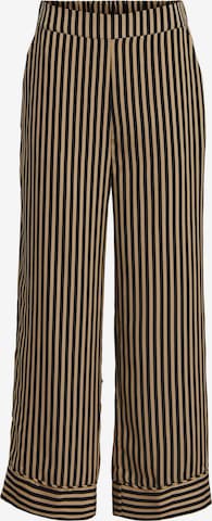 OBJECT Wide leg Trousers 'THYRA' in Beige: front