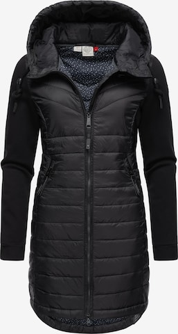 Manteau mi-saison Ragwear en noir : devant