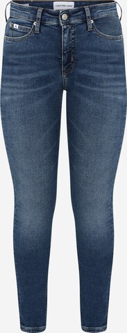 Skinny Jean Calvin Klein Jeans en bleu : devant