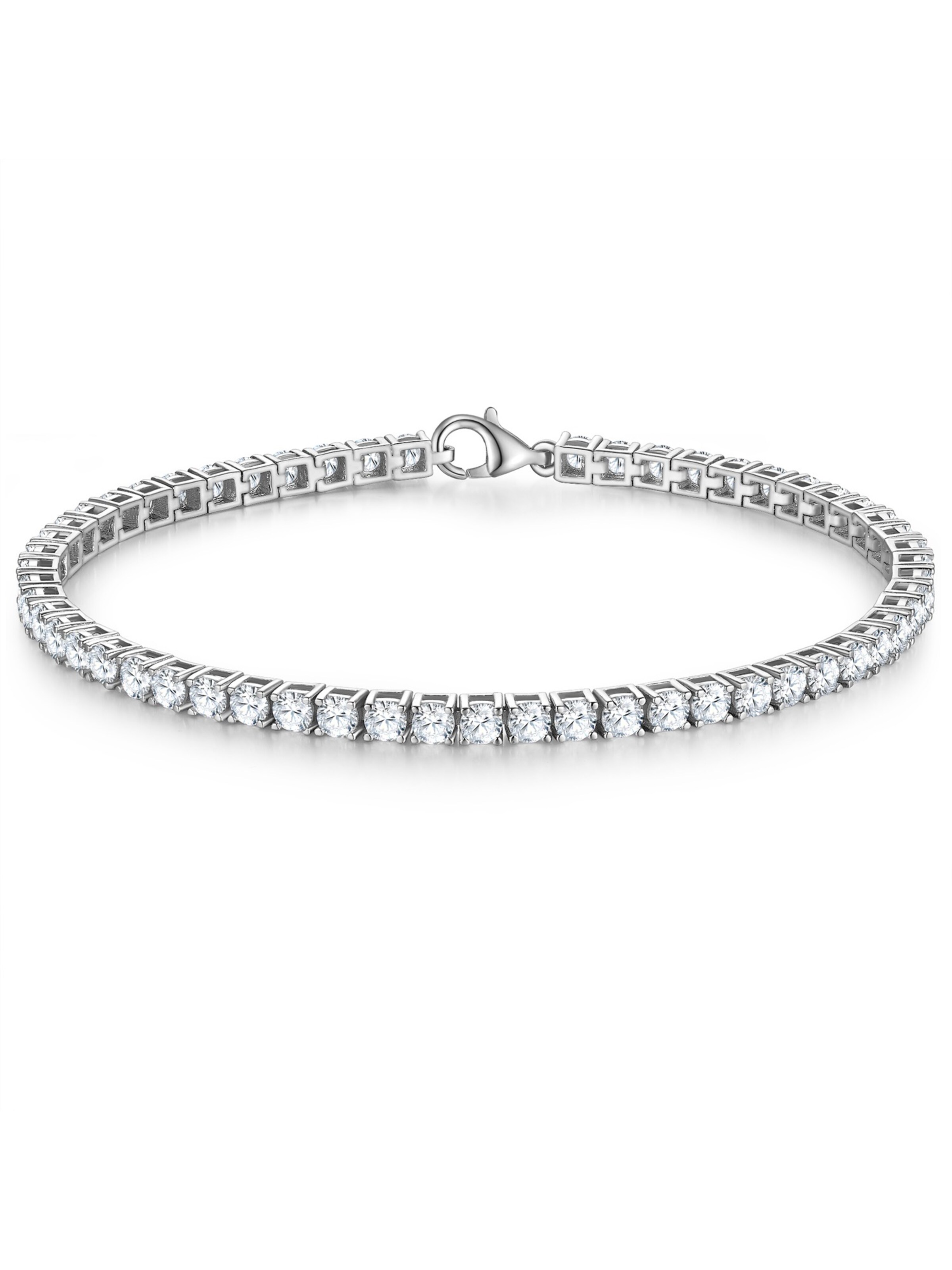 Trilani Bracelet in Silver: front