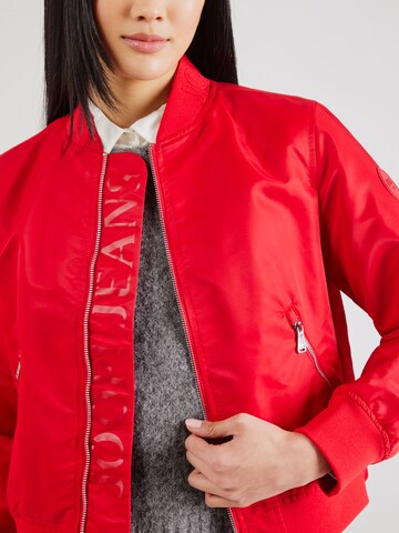 JOOP! Jeans - Casaco meia-estação 'Olakemi' em vermelho