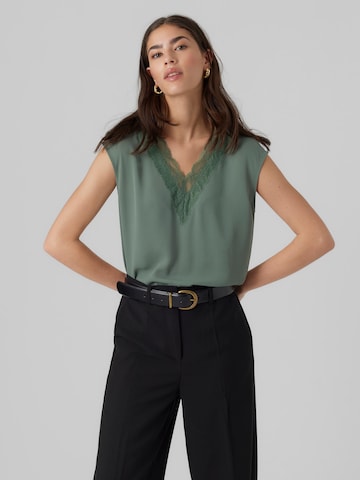 VERO MODA - Blusa 'MAPLE' em verde: frente