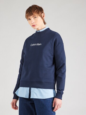 Calvin Klein - Sudadera 'HERO' en azul: frente