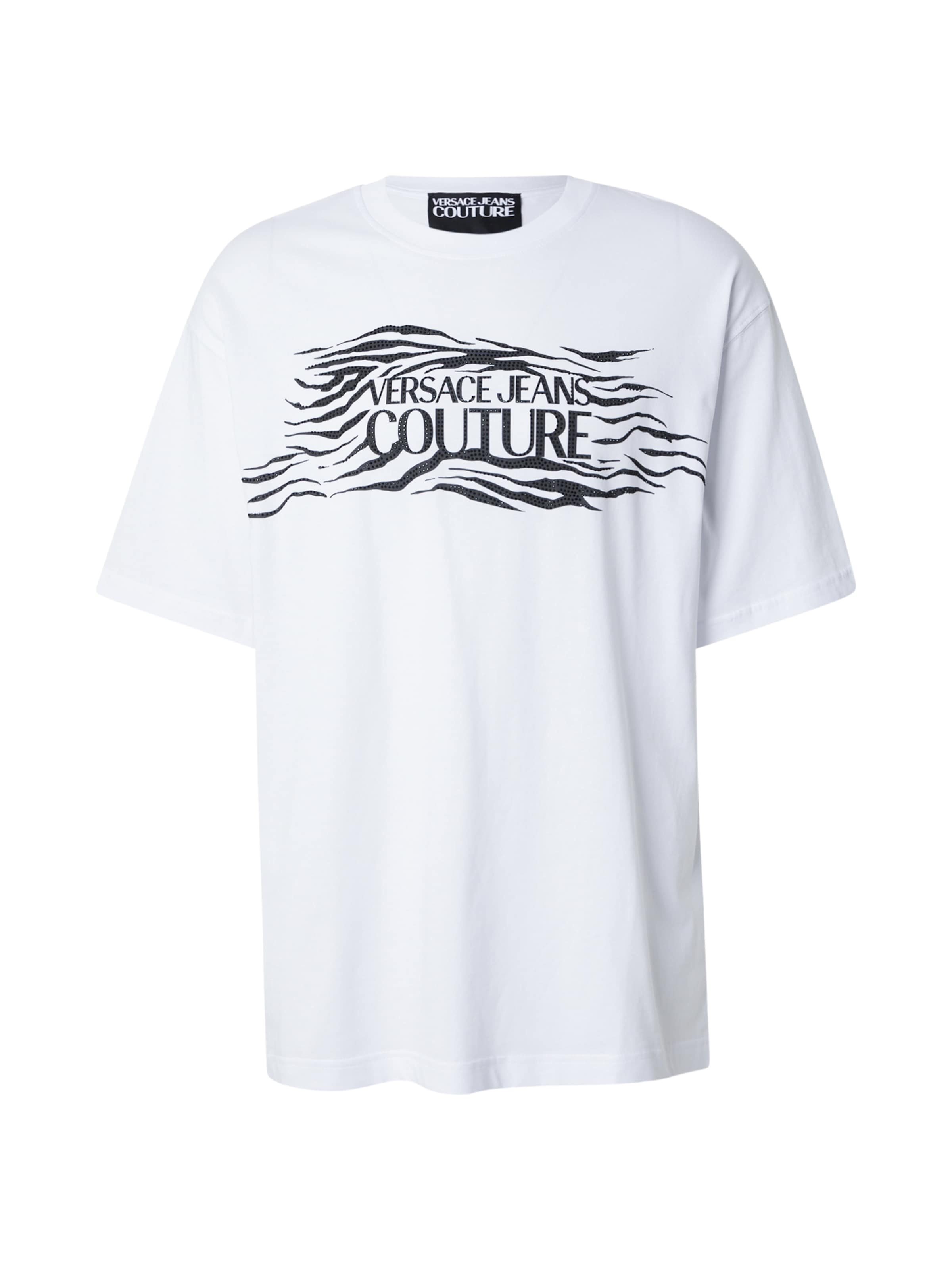 Versace Jeans Couture Μπλουζάκι σε λευκό: μπροστά