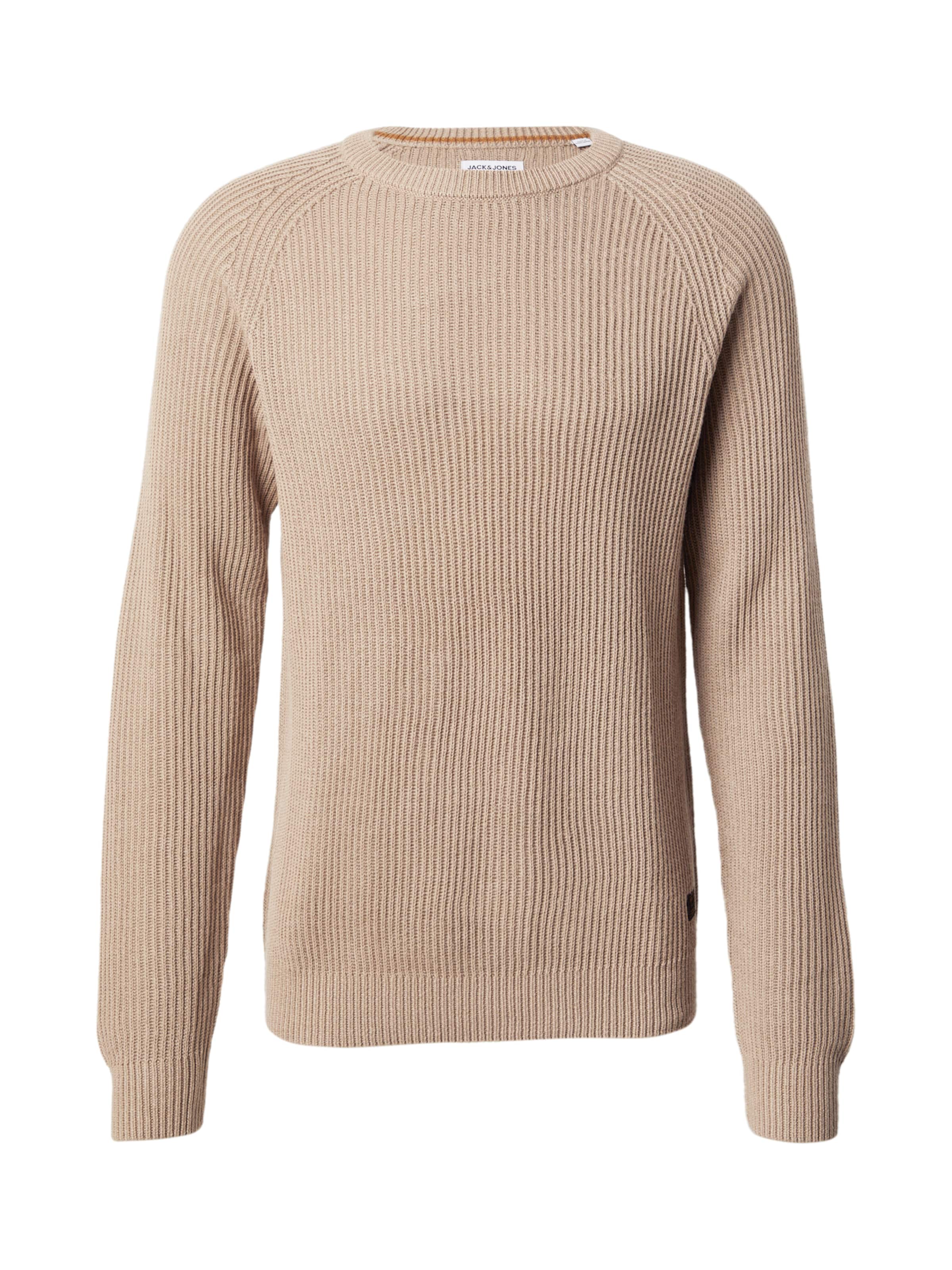JACK & JONES Sweater in Beige: front