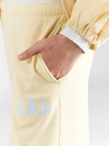 Wide leg Pantaloni 'HERITAGE' di GAP in giallo
