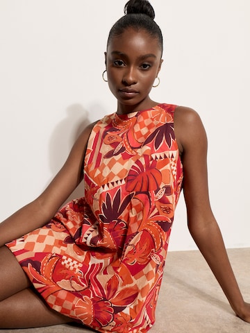 Apricot Dress ' ' in Red