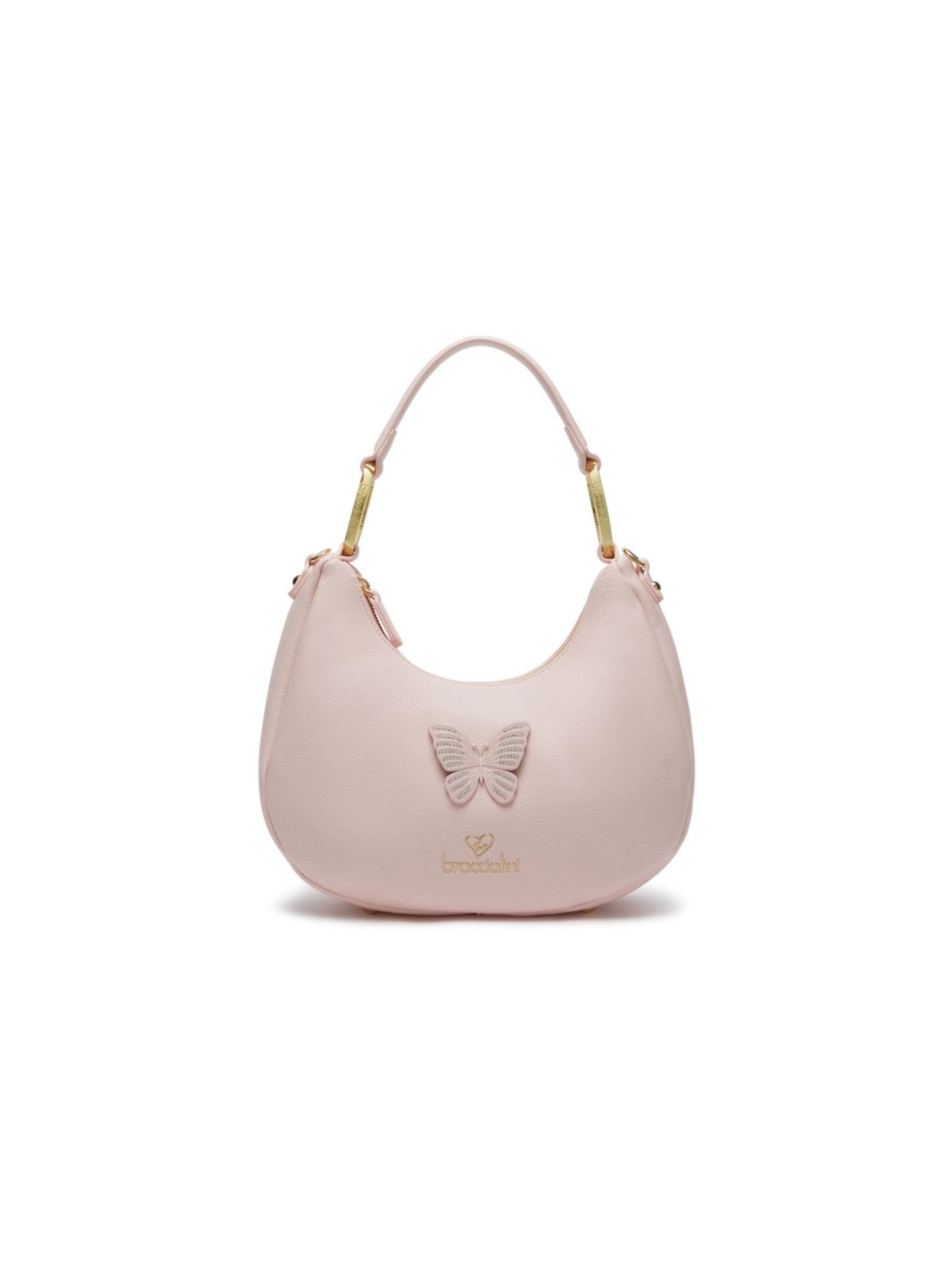 Borsa a spalla 'Amy Bijoux' di Braccialini in rosa: frontale