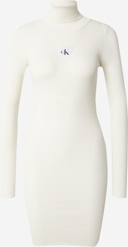 Calvin Klein Jeans Sweater in White: front