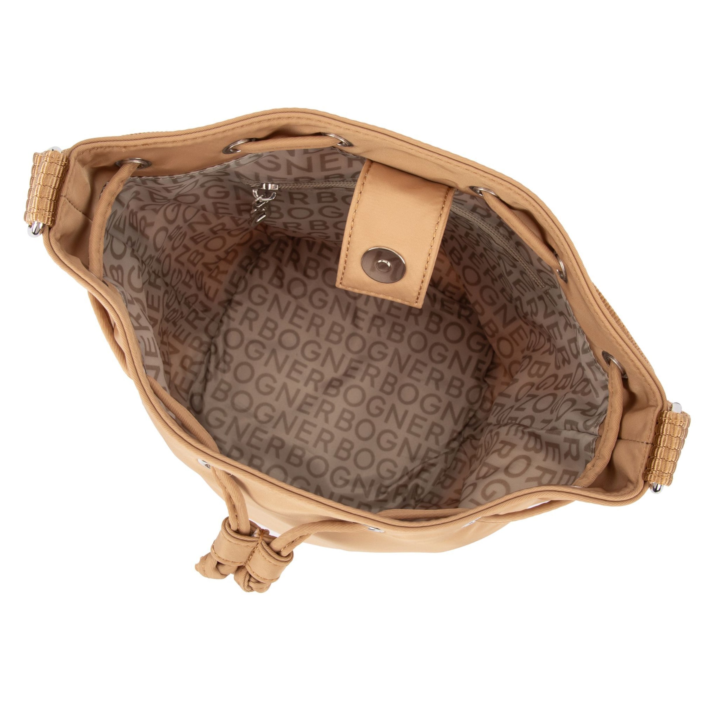 Borsa a sacco 'Verbier Play 1.0' di BOGNER in beige