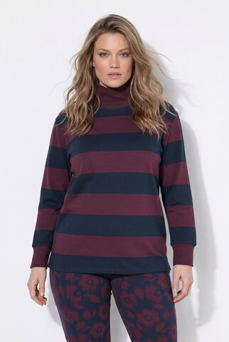 Ulla Popken Sweatshirt in Blau: Vorderseite