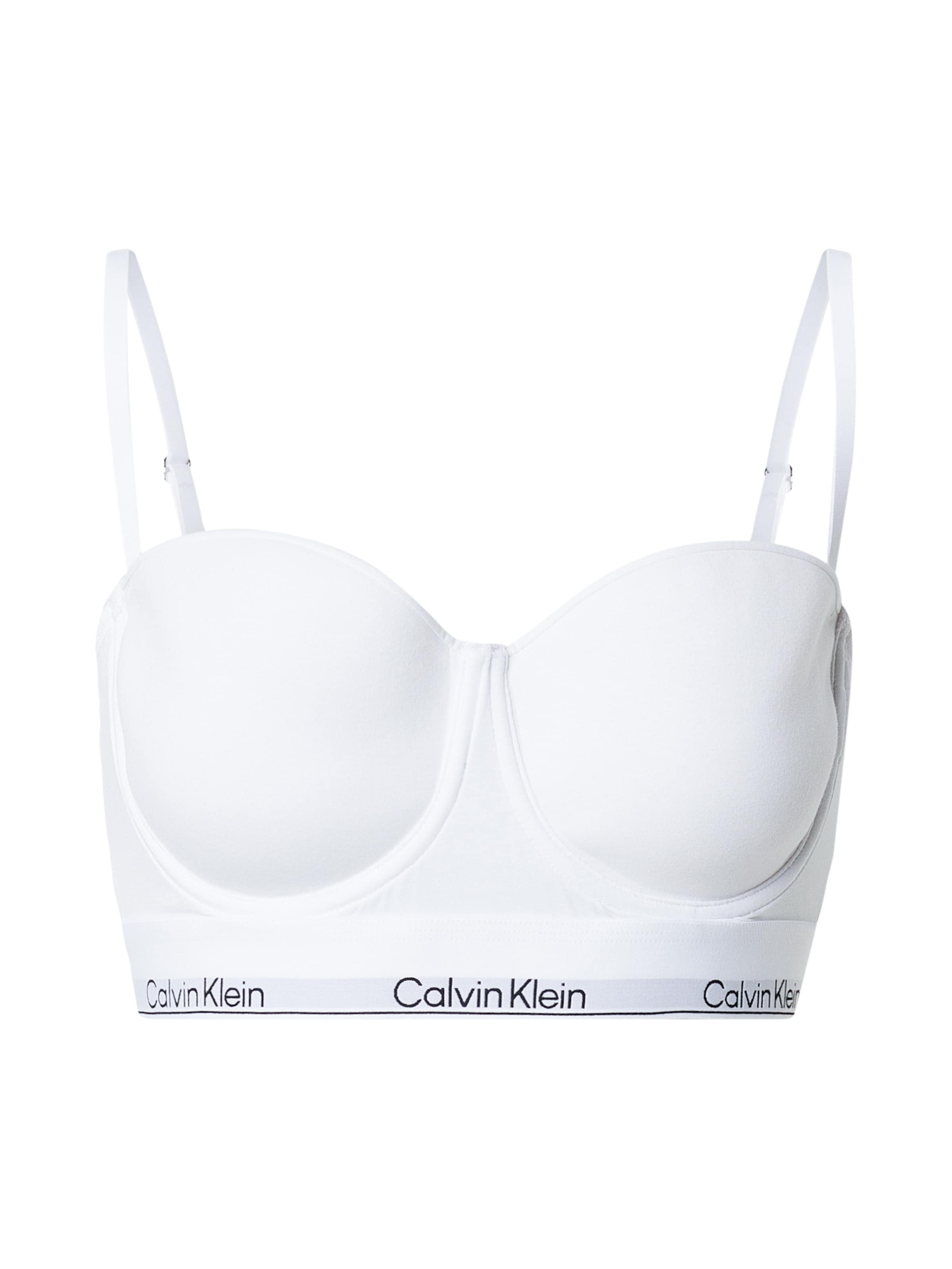 Calvin Klein Underwear Балконет Бюстгальтер в Белый: спереди