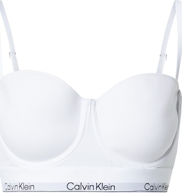 Calvin Klein Underwear Balkonetová Podprsenka – bílá: přední strana