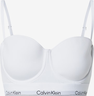 Soutien-gorge Calvin Klein Underwear en blanc : devant