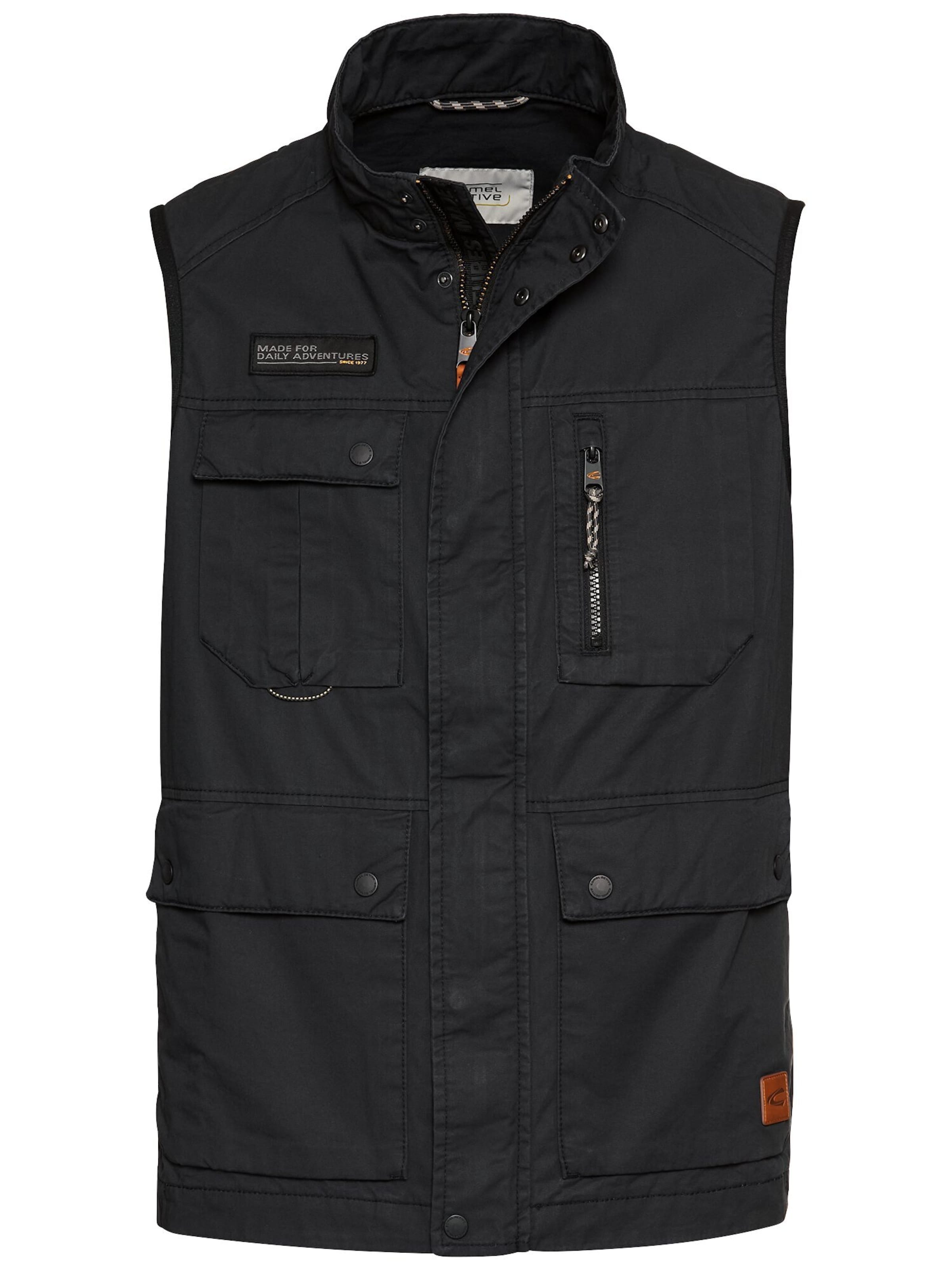 CAMEL ACTIVE Vest in Blue: front