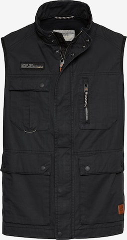 CAMEL ACTIVE Outdoor-Weste mit Stehkragen in Blau: Vorderseite