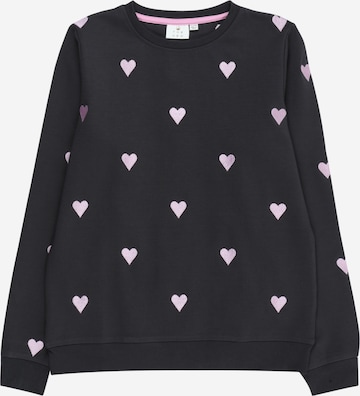 The New - Sudadera 'HEART' en negro: frente