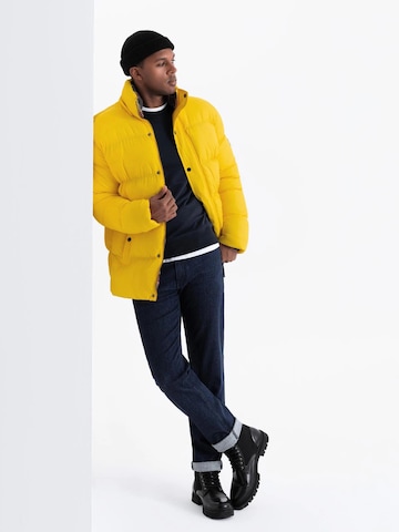 Ombre Winter jacket 'OM-Jahp-0205' in Yellow