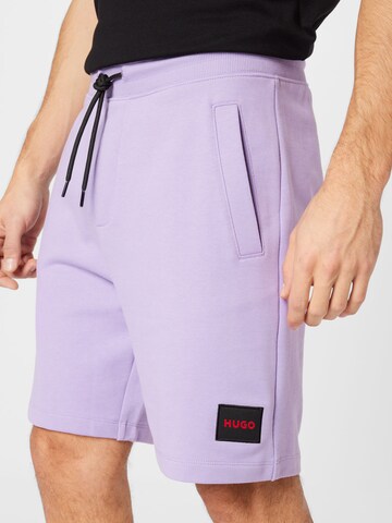Regular Pantalon 'Diz' HUGO en violet