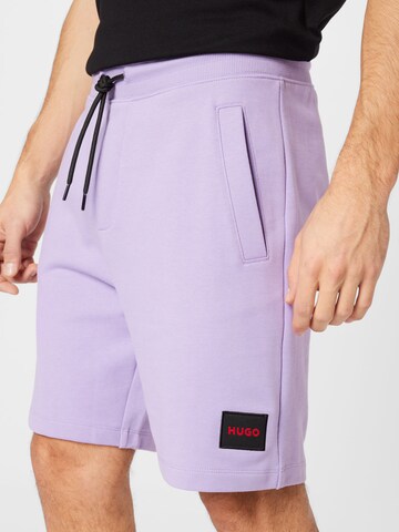 HUGO Red - regular Pantalón 'Diz' en lila