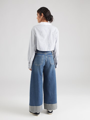 MAC Wide leg Jeans 'Nevada' i blå