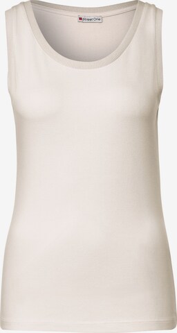 STREET ONE Top in White: front