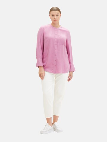 Tom Tailor Women + Bluse in Pink