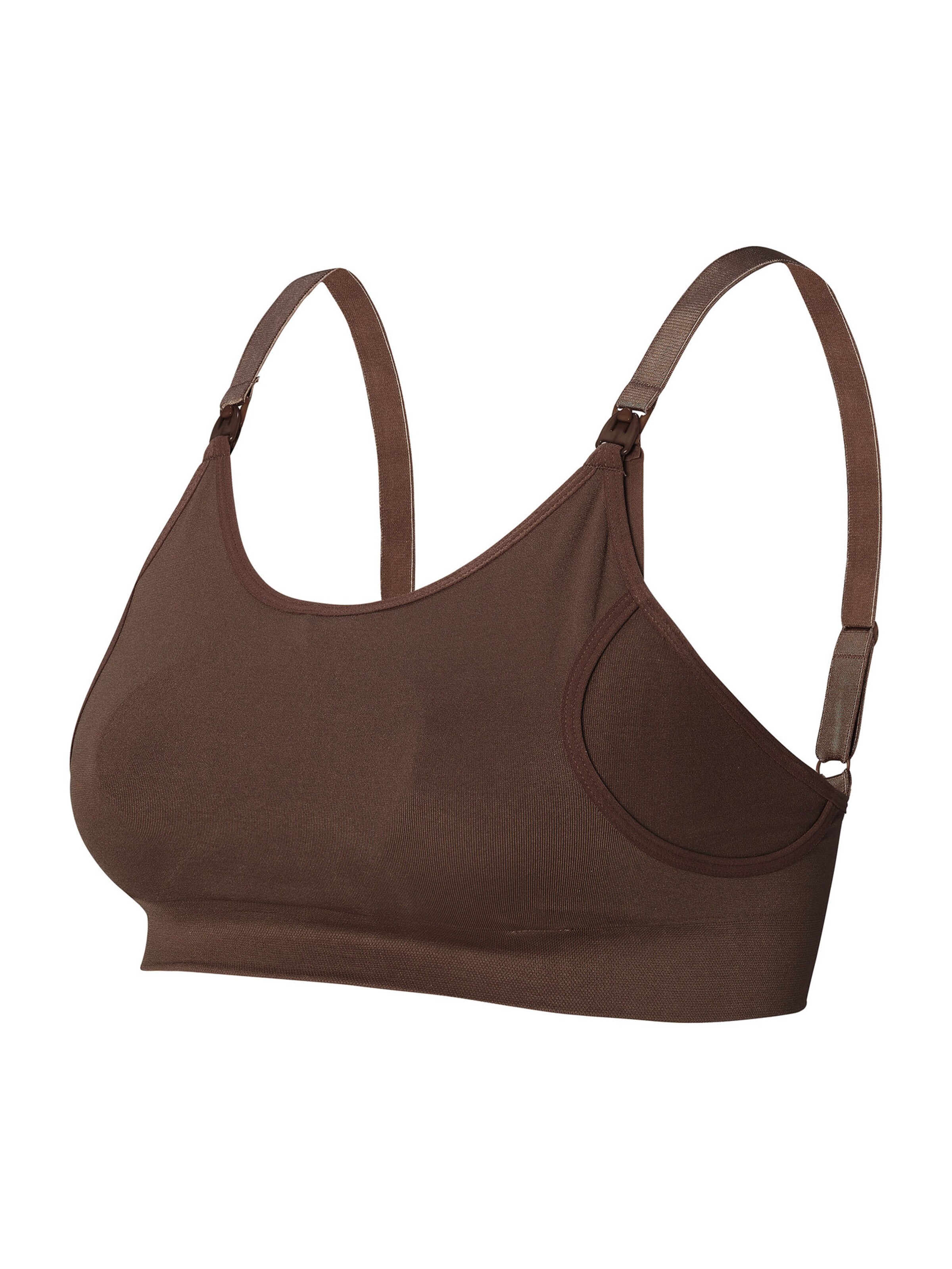 Noppies Bustier Voedingsbh 'Mae' in Bruin: voorkant