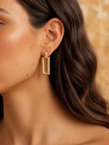 Boucles d'oreilles 'Ragusa' ETNÉE en or